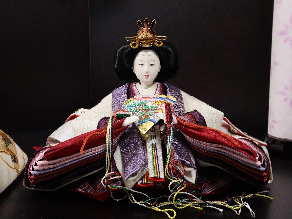 5250円 雛人形 親王飾り 頭 熊倉聖祥 京都唐組紐 絹平緒 変わり 5250円 雛人形 親王飾り 頭 熊倉聖祥 京都唐組紐 絹平緒 変わり