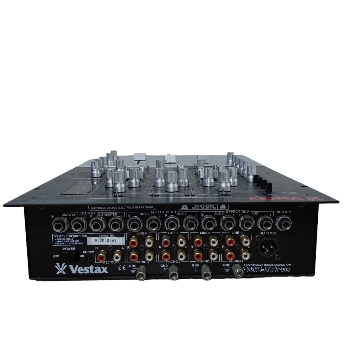 VESTAX PMC-37Pro ミキシング コントローラー　通電確認のみ_画像6