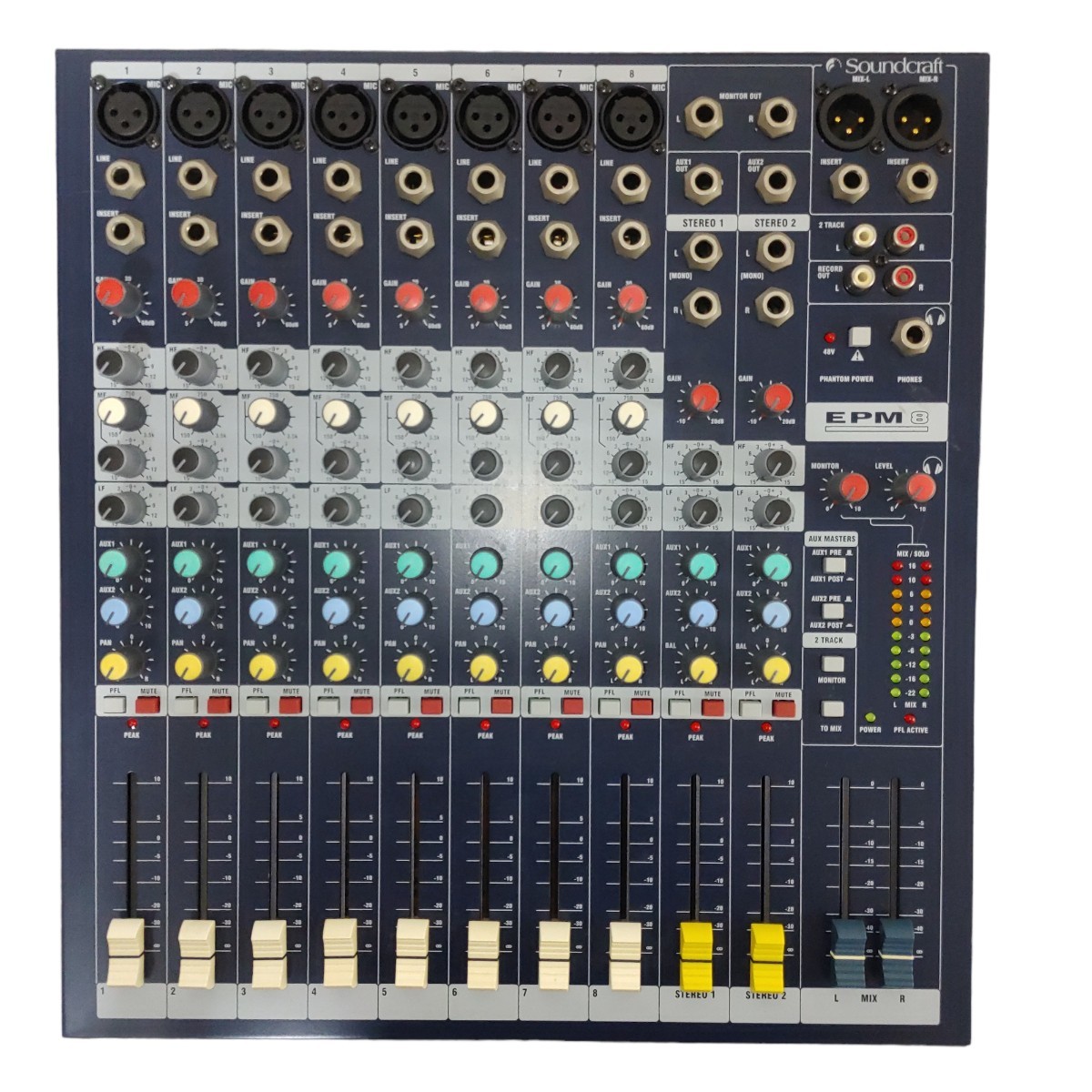 Soundcraft EPM8 アナログミキサー サウンドクラフト 動作品-