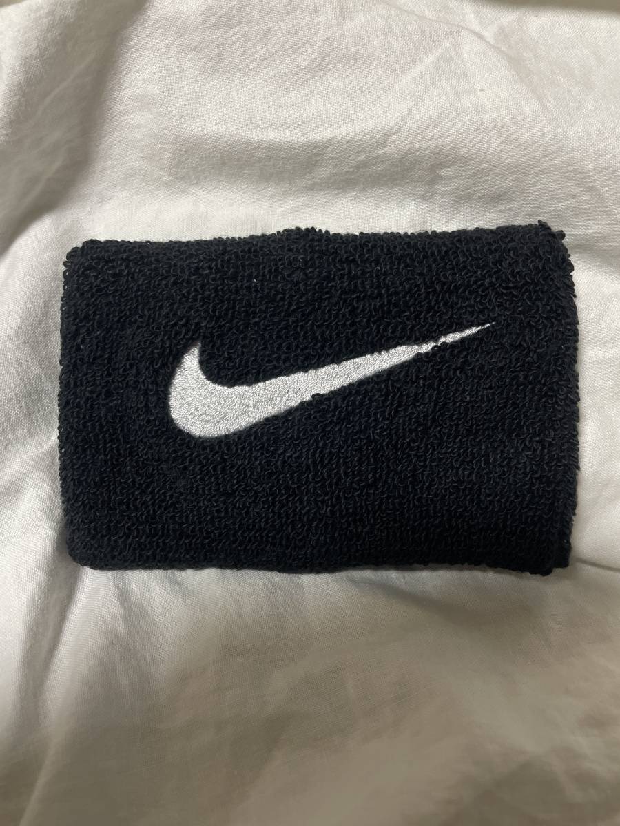  great popularity Nike double wide wristband black dry Fit baseball tennis Osaka lady's basketball .. men's sport hard-to-find super-rare super-discount liquidation a