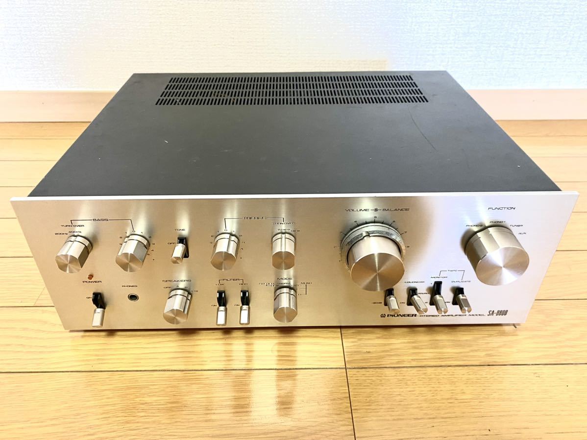 ふるさと割】 Pioneer SA-8800 通電確認済み パイオニアステレオアンプ