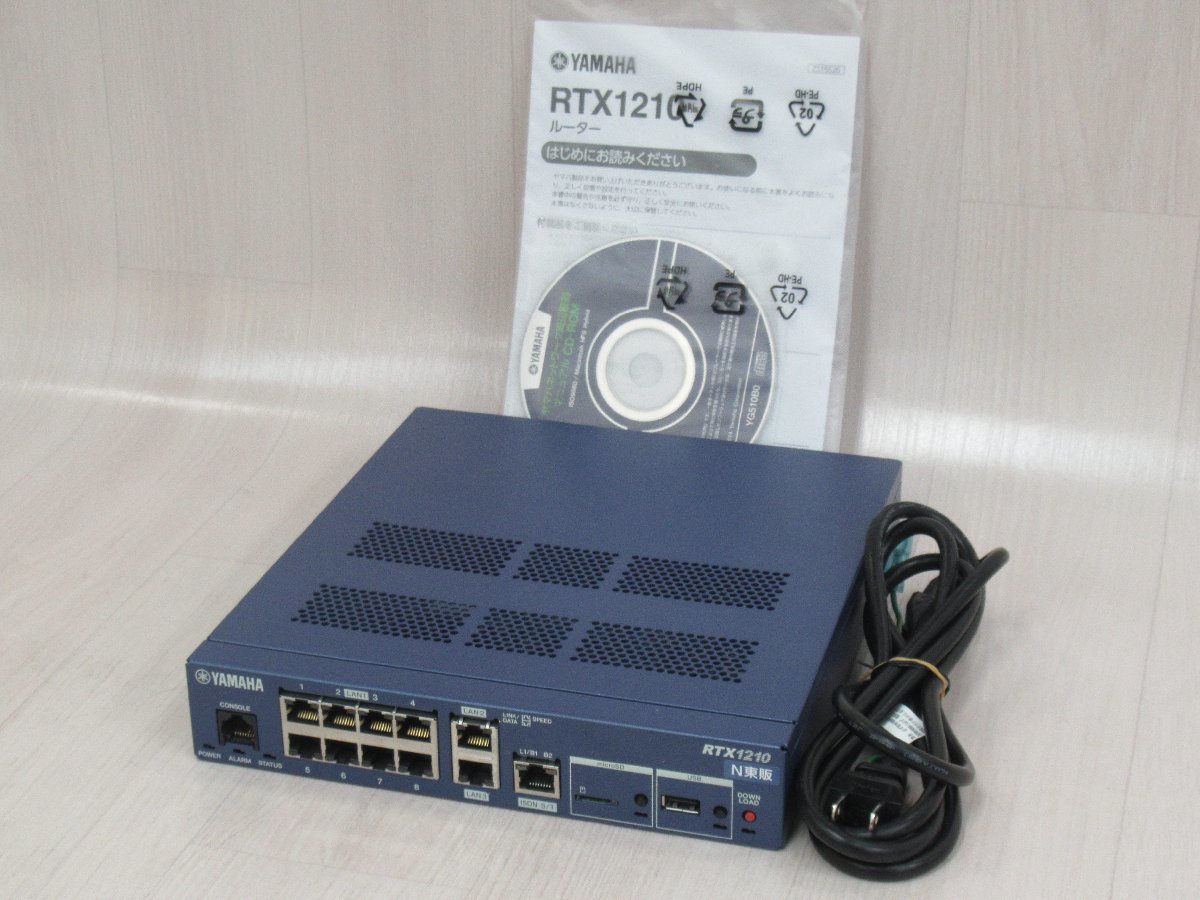 ▲Ω x1# 14065# 保証有 キレイめ NTT(YAMAHA OEM)【 RTX1210(2) 】Biz Boxルータ(ヤマハ RTX1210 ギガアクセスVPNルーター) 領収書発行可_画像1