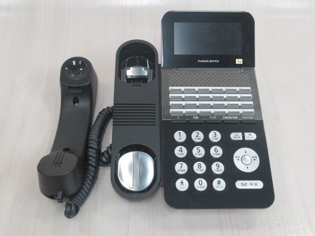 ΩYG 701 o 保証有 NAKAYO NYC-24Si-SDB ナカヨ 24ボタン標準電話機 21年製 2台セット 綺麗目・祝10000!取引突破!!_画像2