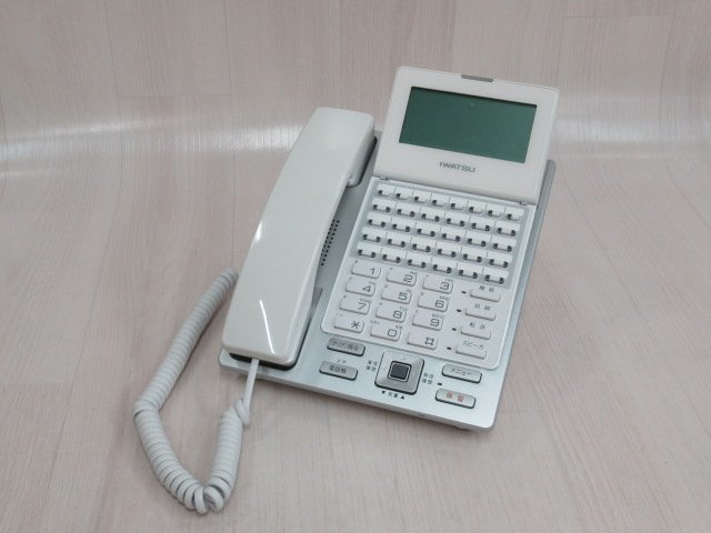 ΩZZC 744 o 保証有 岩通 フレスペック/Frespec NW-24KT (WHT) 24ボタン電話機 20年製 綺麗