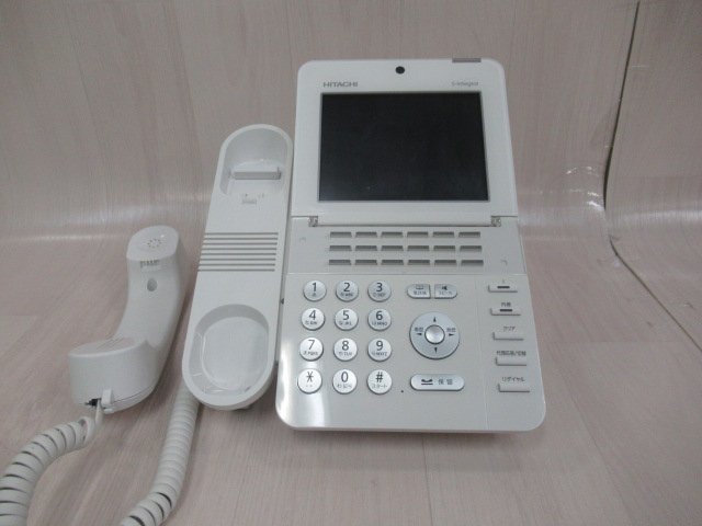 ▲Ω ZI2 13986※保証有 日立 HITACHI S-integral ET-18Si-IPLDW 18ボタン大型LCD付IP電話機 18年製 キレイめ