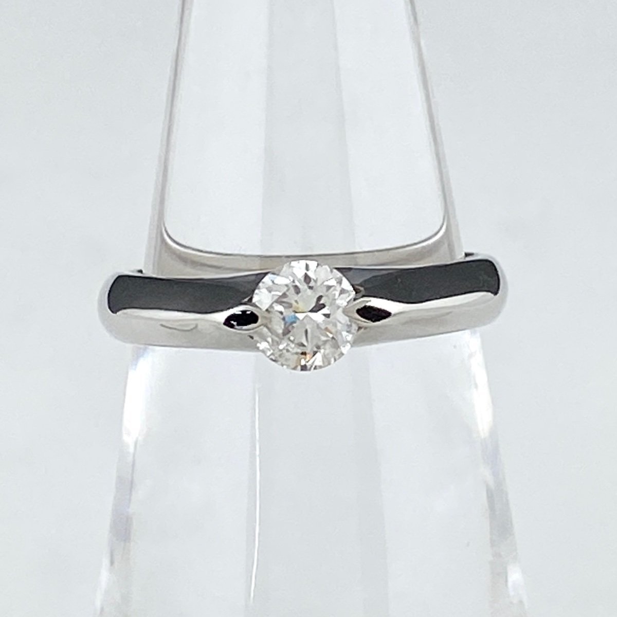ダイヤモンド デザインリング プラチナ 指輪 リング 11号 Pt900 ダイヤモンド レディース 【中古】_バイセル 14157_1
