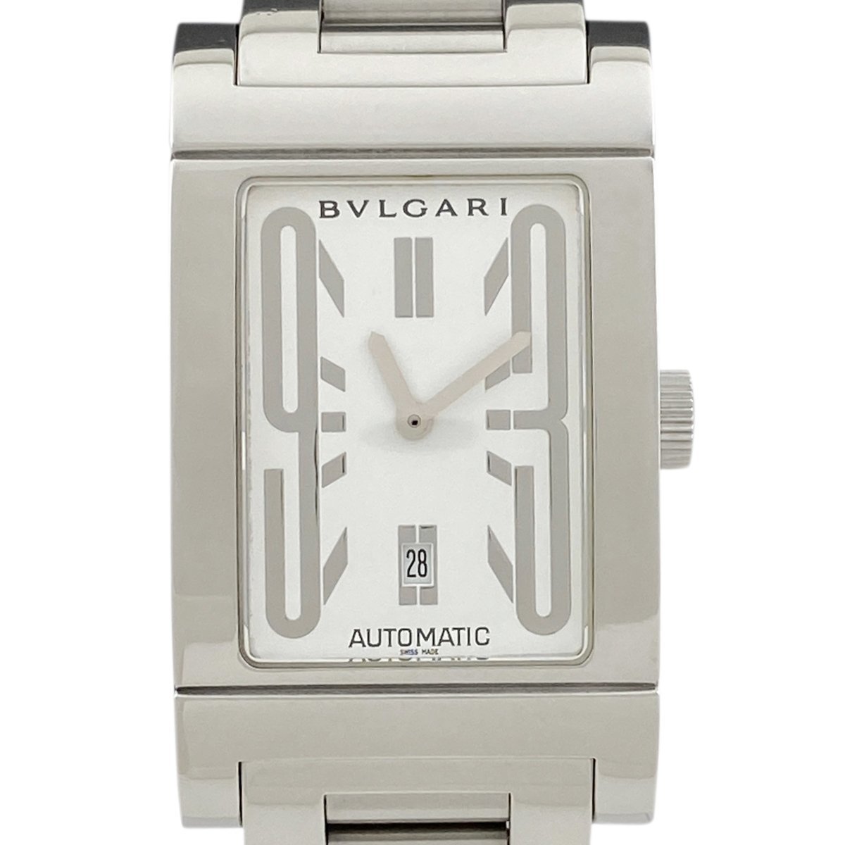 正規代理店 SS 腕時計 RT45S レッタンゴロ BVLGARI ブルガリ 自動巻き