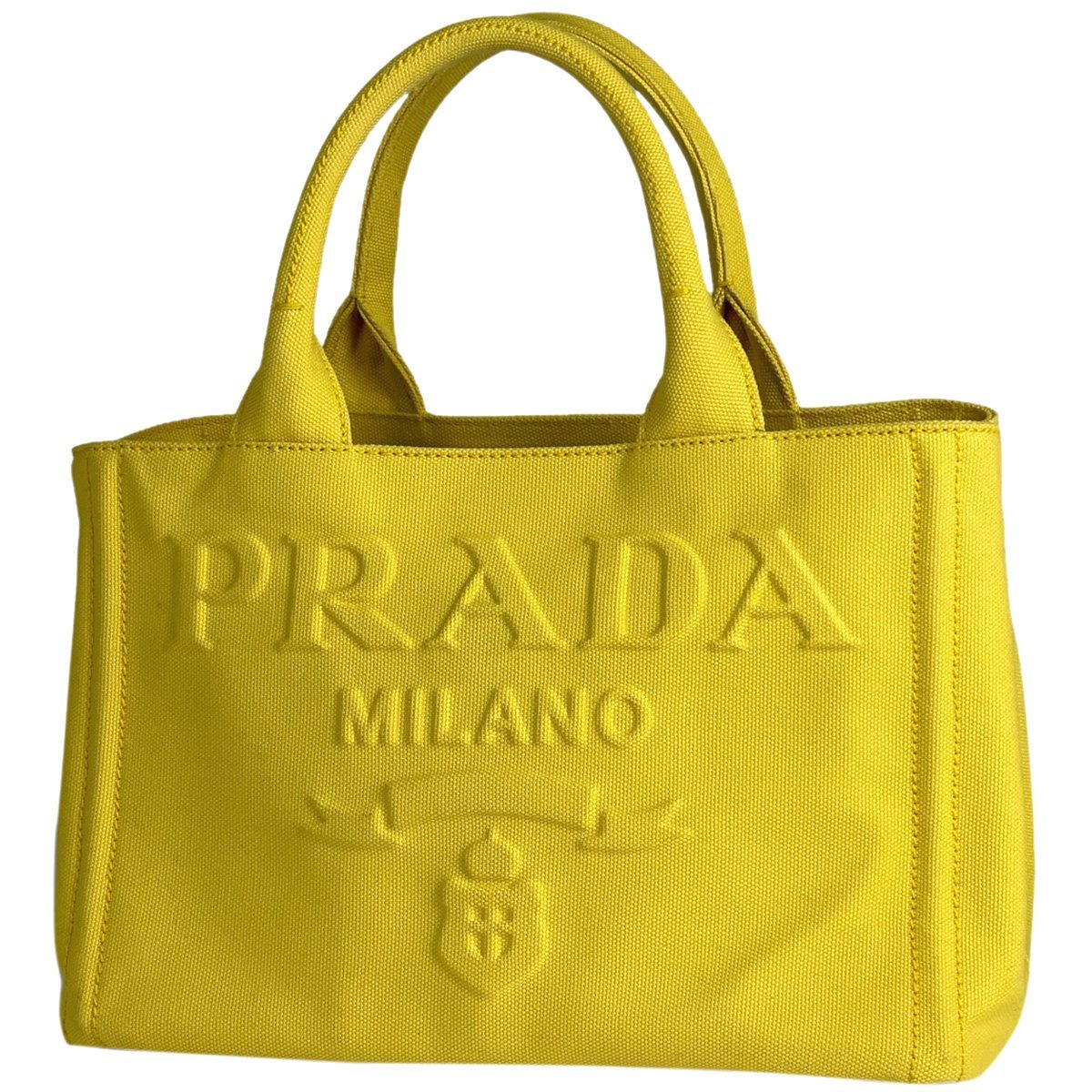 年中無休】 トート カナパ PRADA プラダ ロゴ 【中古】 レディース