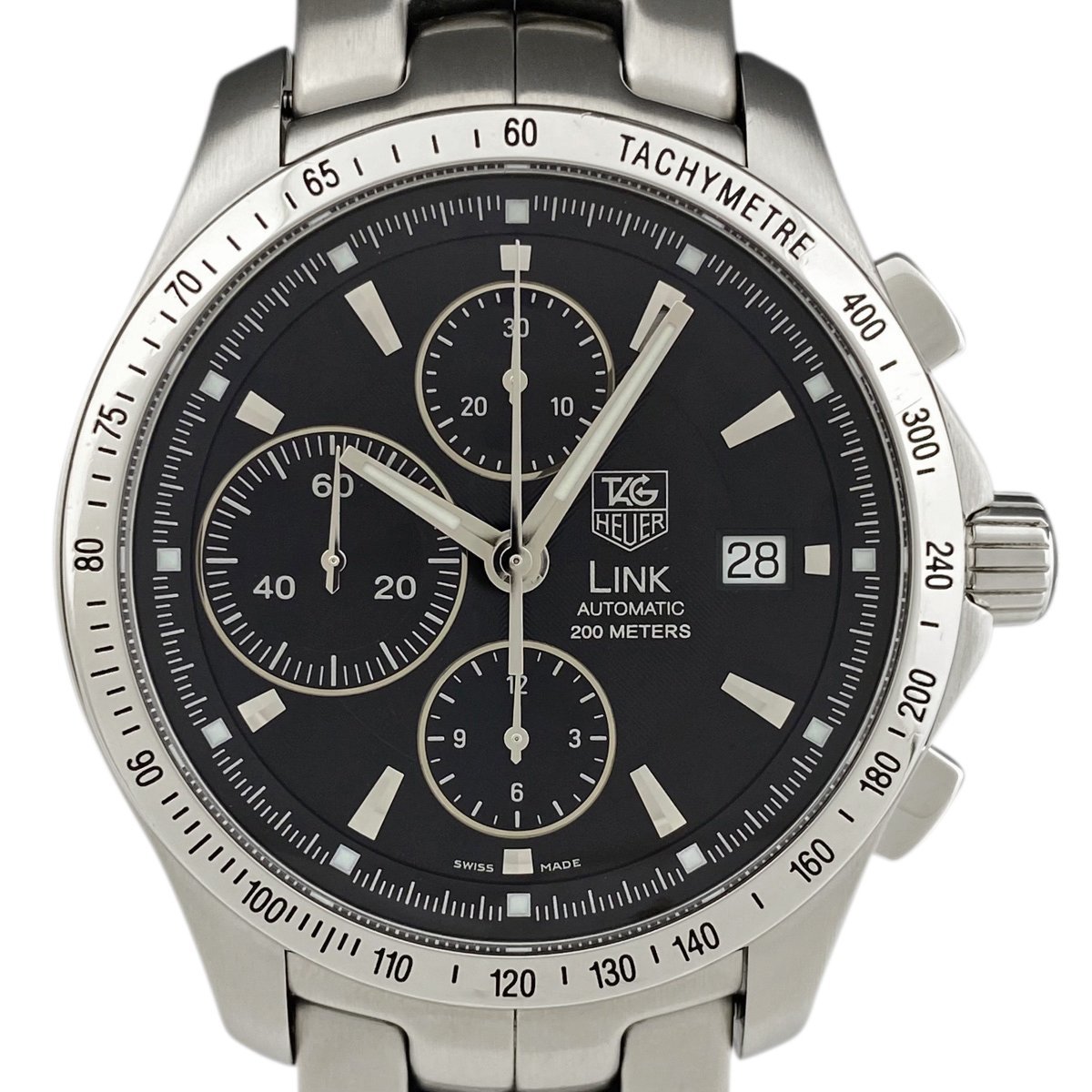 超爆安 リンク HEUER TAG タグホイヤー クロノグラフ 【中古】 メンズ