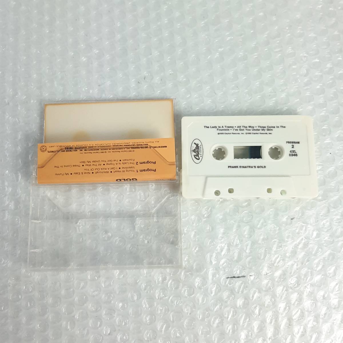FRANK SINATRA Frank *sina tiger GOLD cassette tape cassette 4XL-8346 overseas edition 