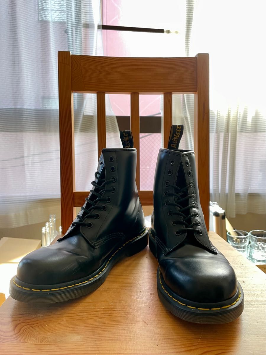 ドクターマーチン ブーツ (サイズ26.5cm)dr.martens 定番 8ホールブーツ ブラック