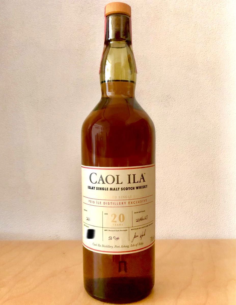 カリラ　20年　ノンピーテッド　蒸留所限定　ハンドフィル　シングルカスク　アイラフェス2023 CAOL ILA 