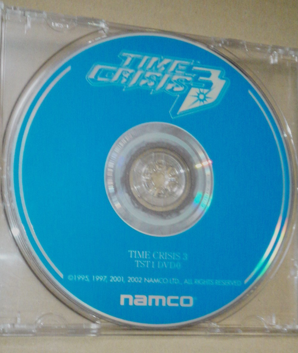 namco Namco time klaisisTIME CRISIS 3 TST1 DVD0 disk Don gru Junk 