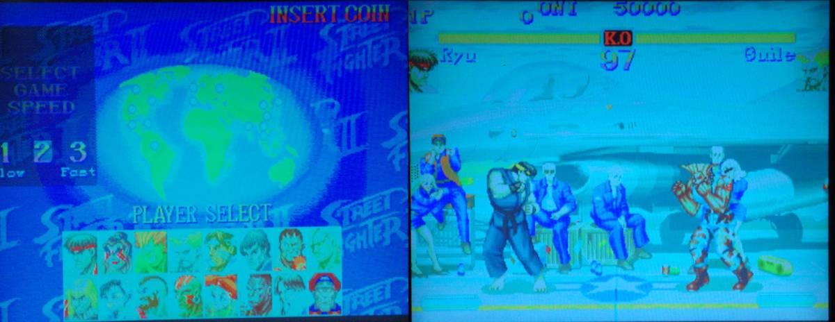 CAPCOM Capcom hyper Street Fighter II The Anniversary Edition CP system II CPS-2 basis board Junk 