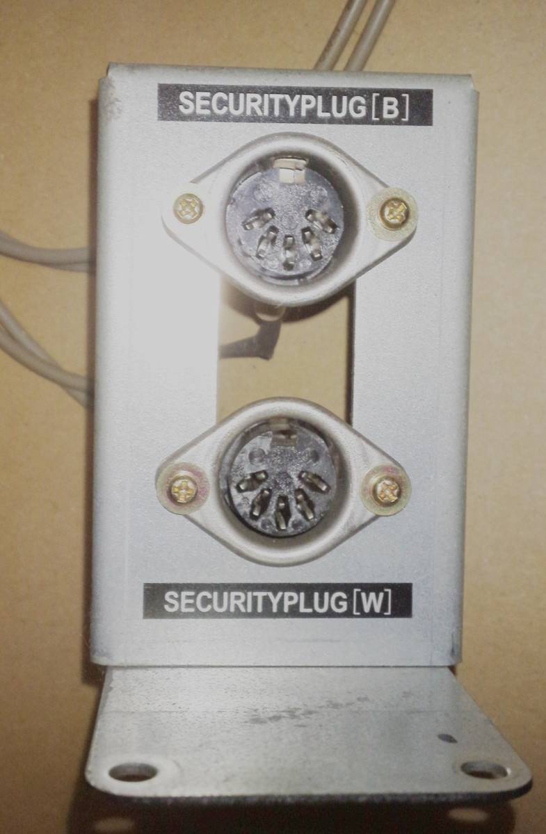konami Konami pop n music security plug black * white for socket unit Junk 
