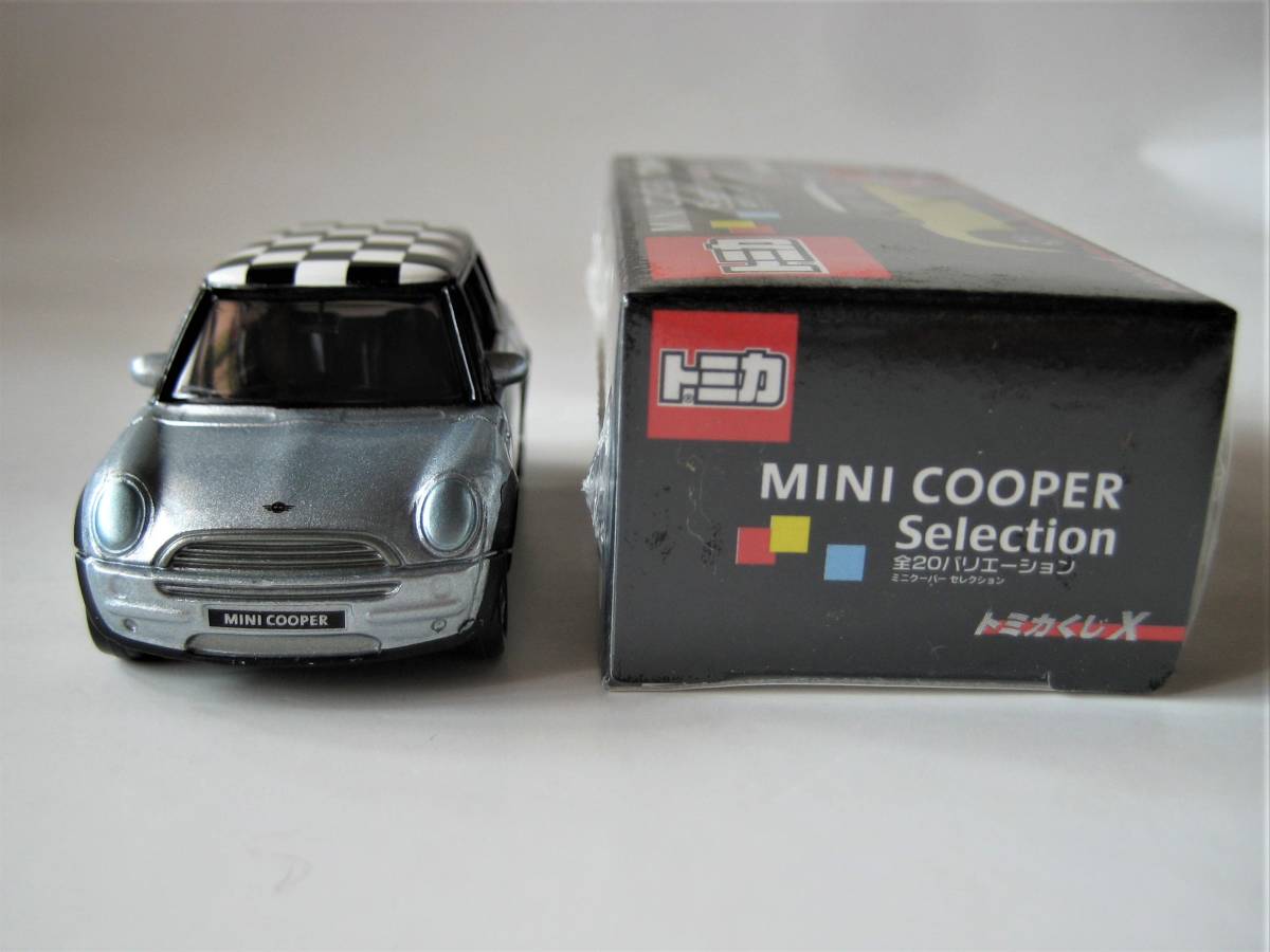 トミカくじX 　MINI COOPER Selection ■ミニ・クーパー（チェッカー・フラッグ） ピュアシルバー（メタリック）■　限定品　★絶版★_画像7