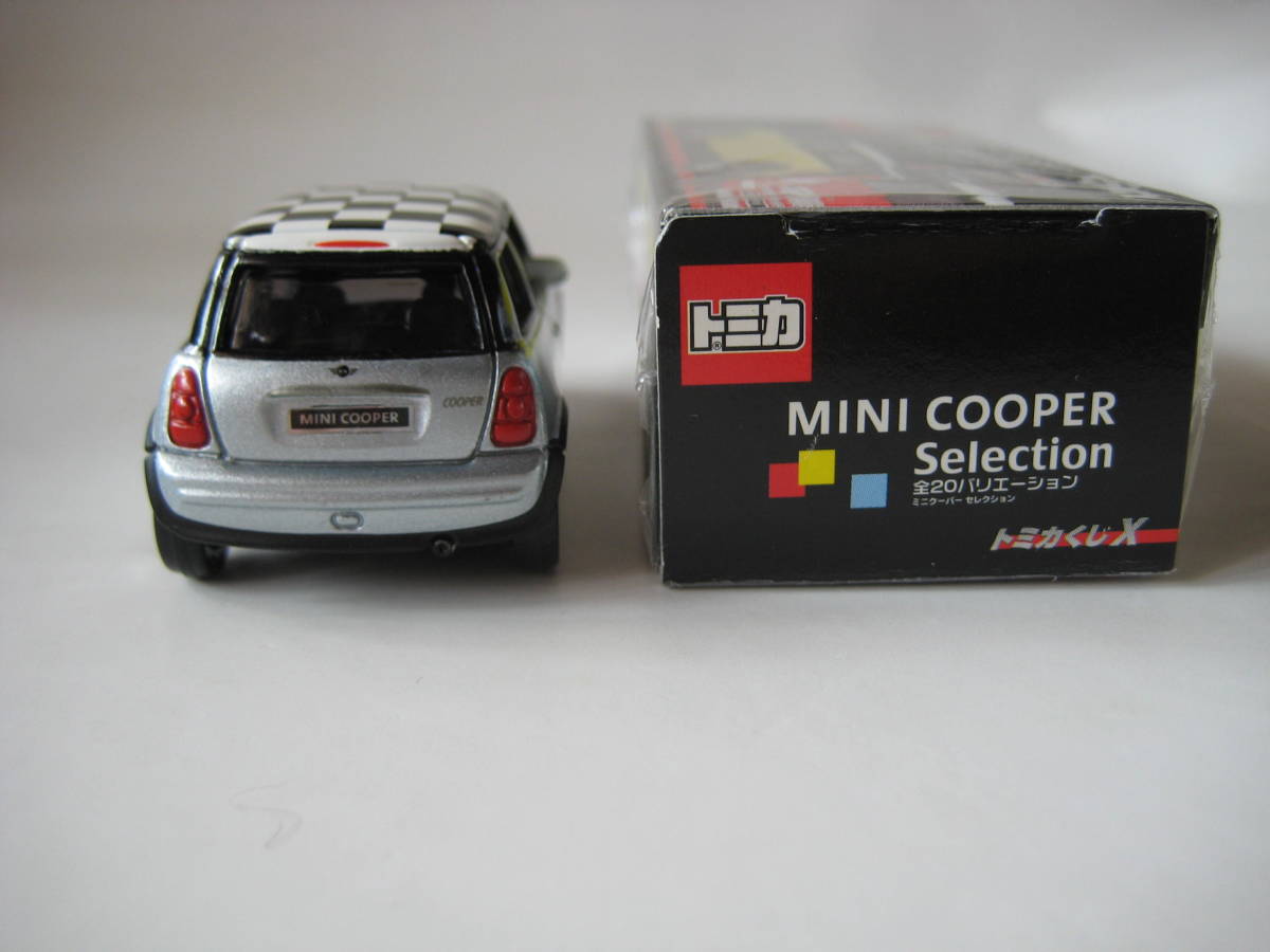 トミカくじX 　MINI COOPER Selection ■ミニ・クーパー（チェッカー・フラッグ） ピュアシルバー（メタリック）■　限定品　★絶版★_画像8