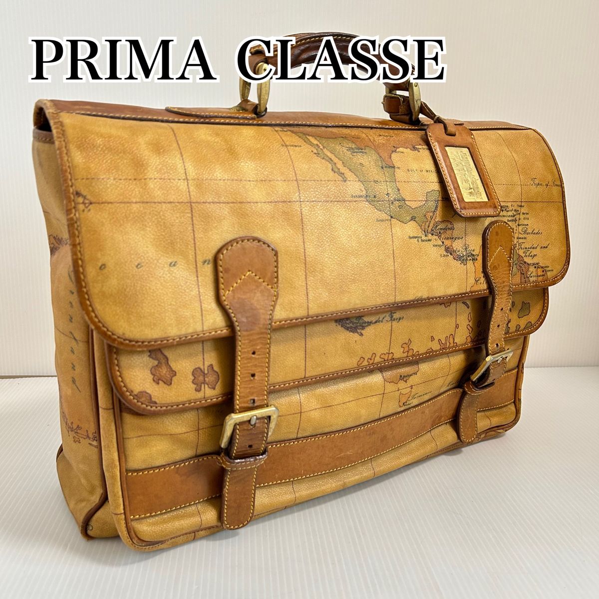 PRIMA CLASSE プリマクラッセ ビジネスバッグ 地図柄 書類バッグ