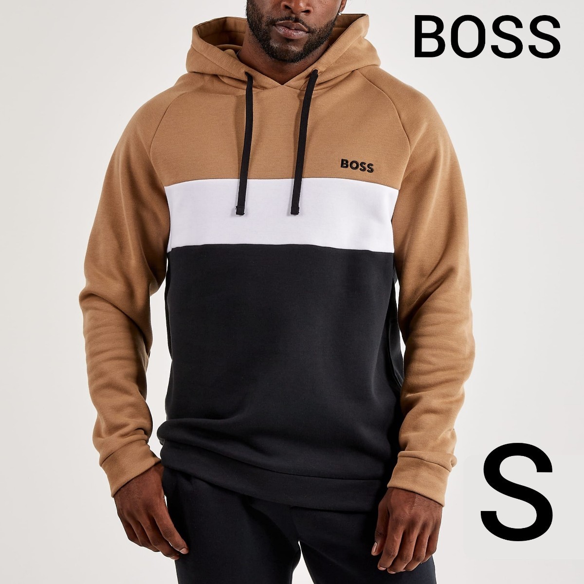 大谷翔平愛用BOSS コンテンポラリープルオーバー パーカー マルチ S