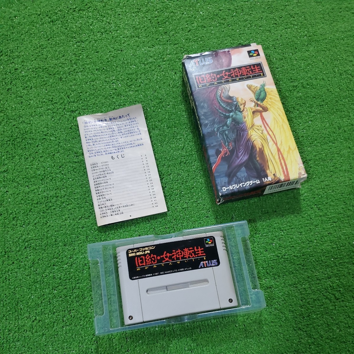 SFC スーパーファミコン カセット ソフト旧約 女神転生 スーファミ