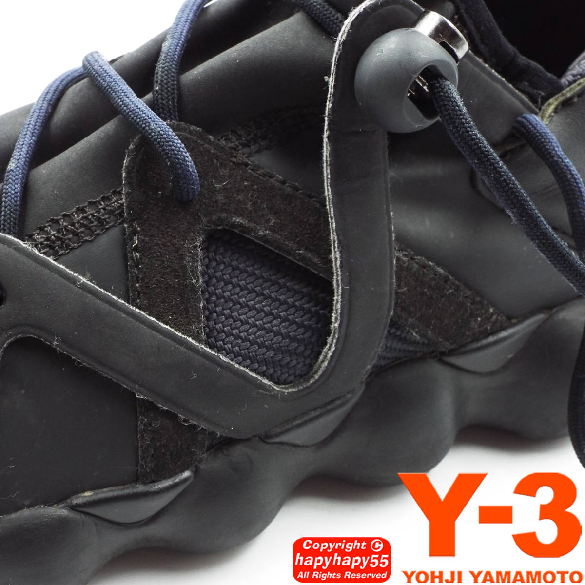 定価4.9万■Y-3 KYUJO LOW スニーカー◆ワイスリー Yohji Yamamoto ヨウジヤマモト adidas アディダス コラボ Ground Y S'yte Y's for menの画像7