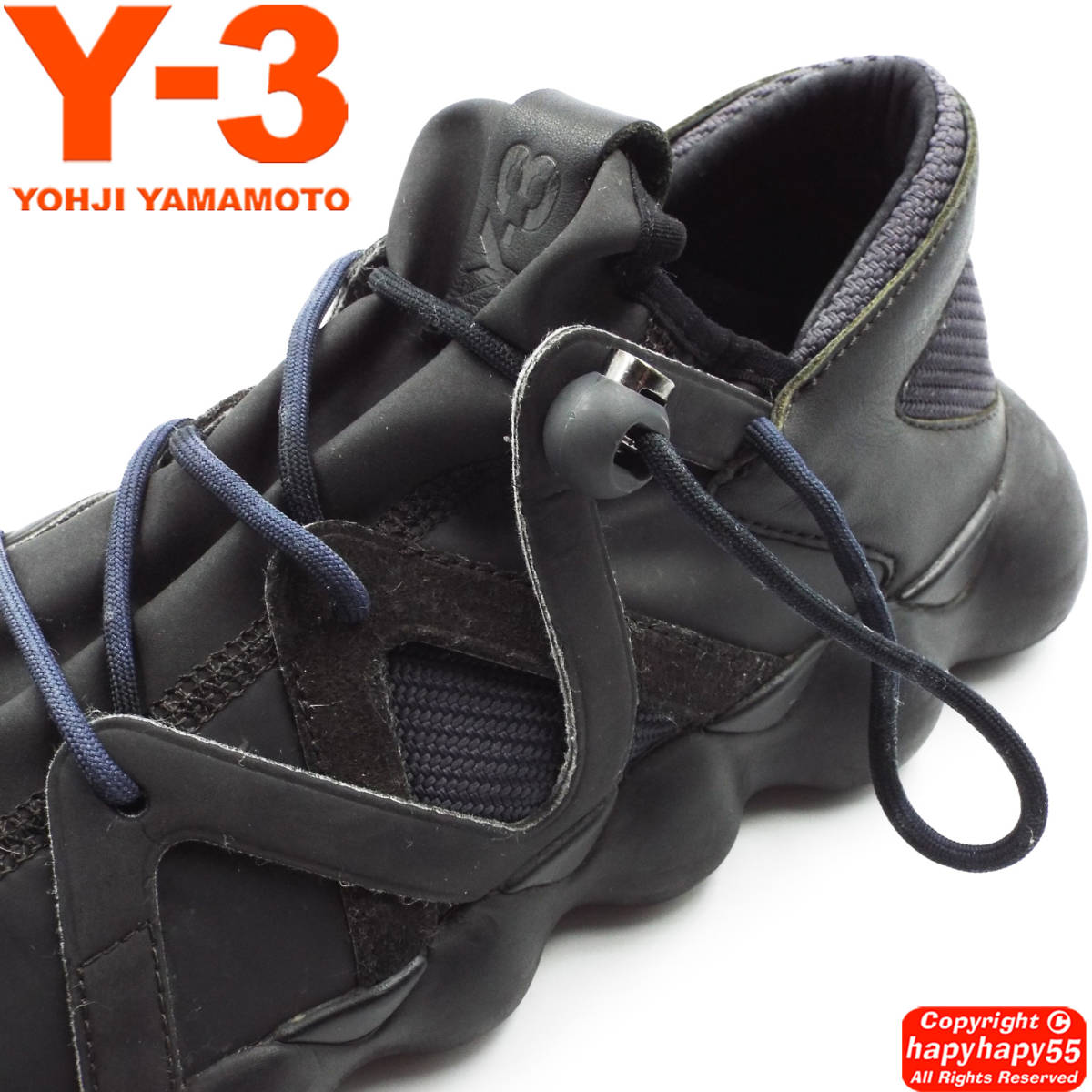 定価4.9万■Y-3 KYUJO LOW スニーカー◆ワイスリー Yohji Yamamoto ヨウジヤマモト adidas アディダス コラボ Ground Y S'yte Y's for menの画像6