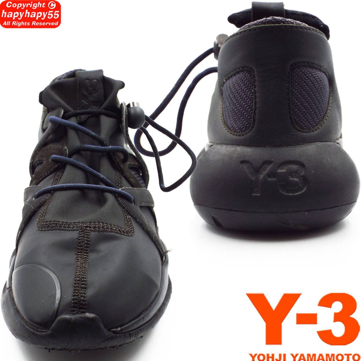 定価4.9万■Y-3 KYUJO LOW スニーカー◆ワイスリー Yohji Yamamoto ヨウジヤマモト adidas アディダス コラボ Ground Y S'yte Y's for menの画像3