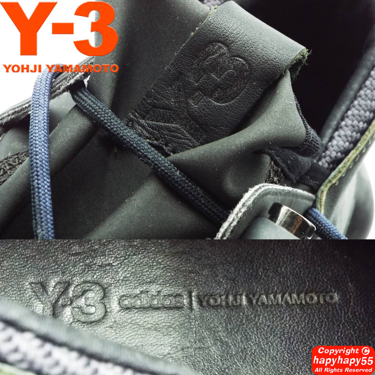 定価4.9万■Y-3 KYUJO LOW スニーカー◆ワイスリー Yohji Yamamoto ヨウジヤマモト adidas アディダス コラボ Ground Y S'yte Y's for menの画像9