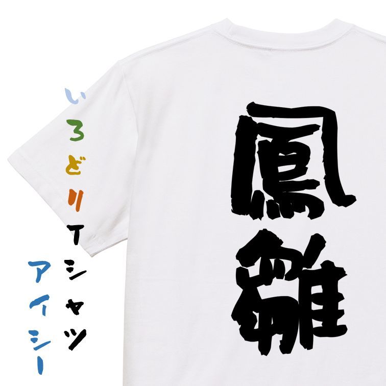 三国志系半袖Tシャツ【鳳雛】おもしろTシャツ　ネタTシャツ_画像1