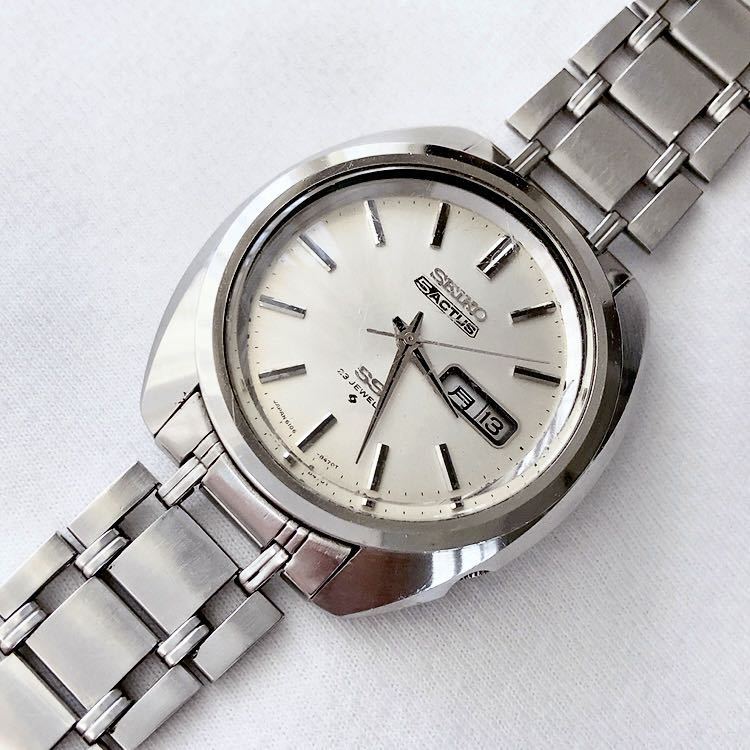 ビンテージSEIKO5 ACTOS 23石 メンズ自動巻き腕時計 稼動品 ♪-