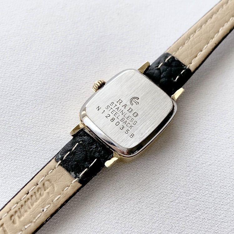ー品販売 RADO レディース手巻き腕時計 稼動品 2針 silhouette