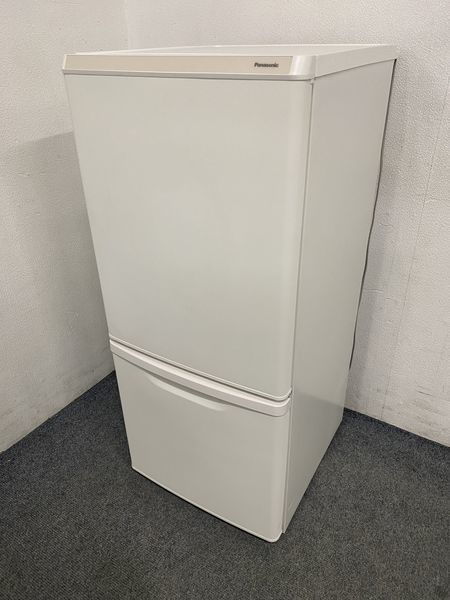 高年式!2022年製! パナソニック/Panasonic NR-B14HW-W 冷蔵庫 138L/幅48cm/右開き/2ドア/バニラホワイト 中古家電 店頭引取歓迎 ■R7480_画像1