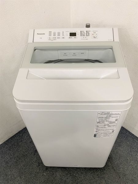 珍しい 全自動洗濯機 NA-FA7H1-W パナソニック/Panasonic 高年式!2022