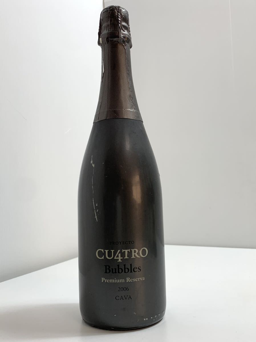スパークリングワイン×2本 シャンパン×2本 クロモンブランプロジェクトクアトロカヴァ ペルトワモリゼ 古酒の画像2