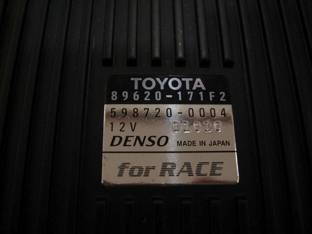 デンソートヨタ★レースコンピューター? 12V DENSO 品番：89620-171Ｆ2 598720-0004★_画像2