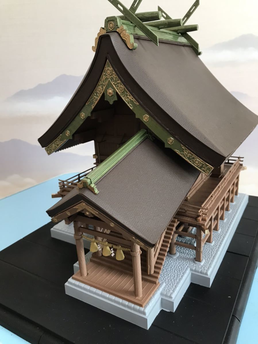 フジミ模型 出雲大社本殿 1/100完成品 ライトアップ 自家製 フジミ模型 出雲大社本殿 1/100完成品 ライトアップ 自家製