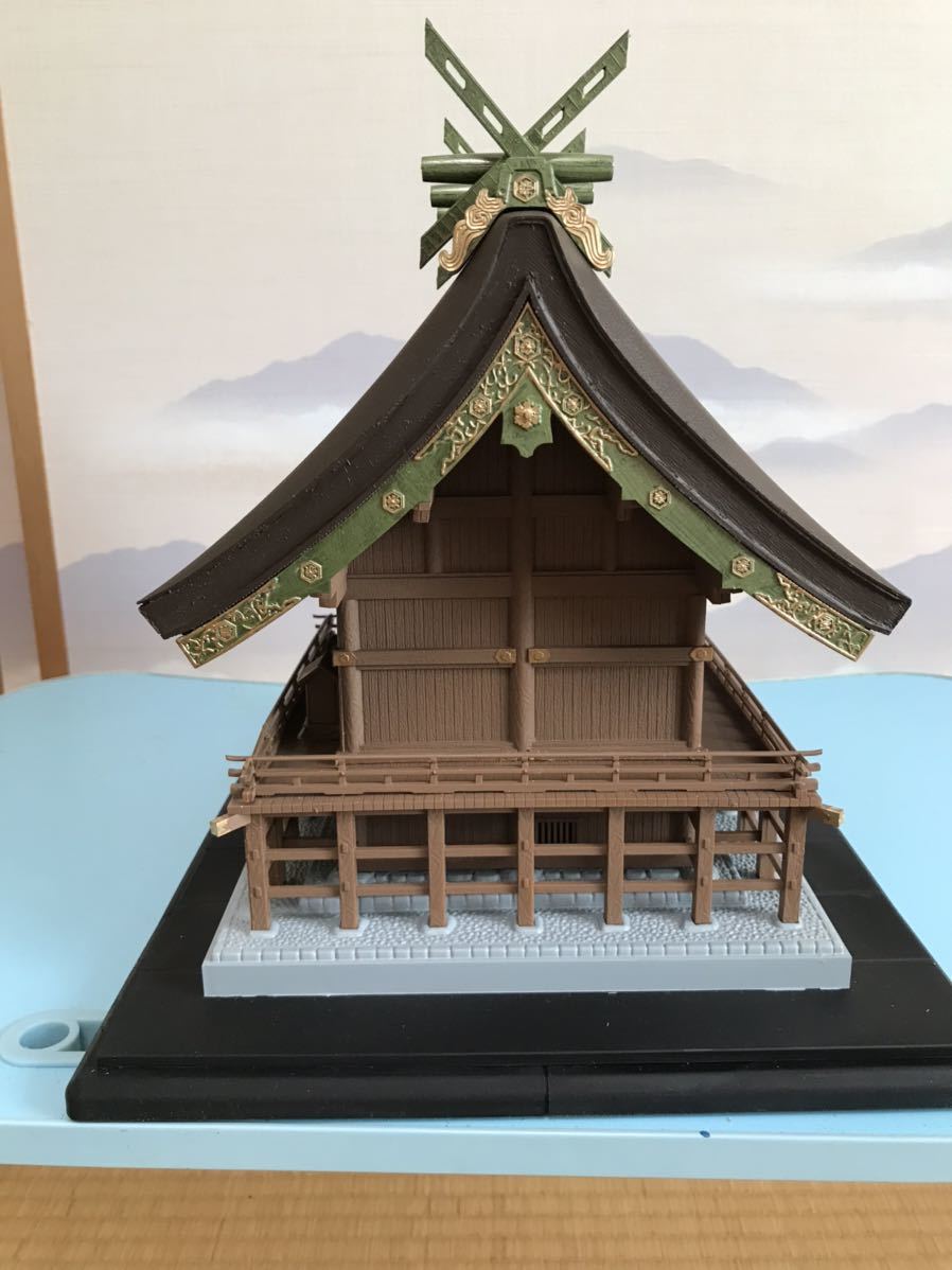 フジミ模型 出雲大社本殿 1/100完成品 ライトアップ 自家製 フジミ模型 出雲大社本殿 1/100完成品 ライトアップ 自家製