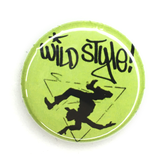 缶バッジ 25mm Wild Style ワイルドスタイル Hip Hop DJ ブレイクダンス Blondie_画像1