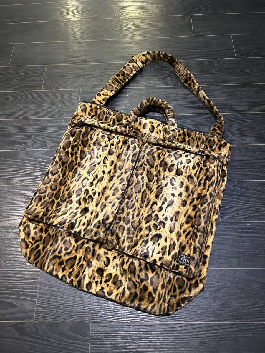 定番の中古商品 19AW NEIGHBORHOOD LEOPARD ポーターヘルメットバッグ