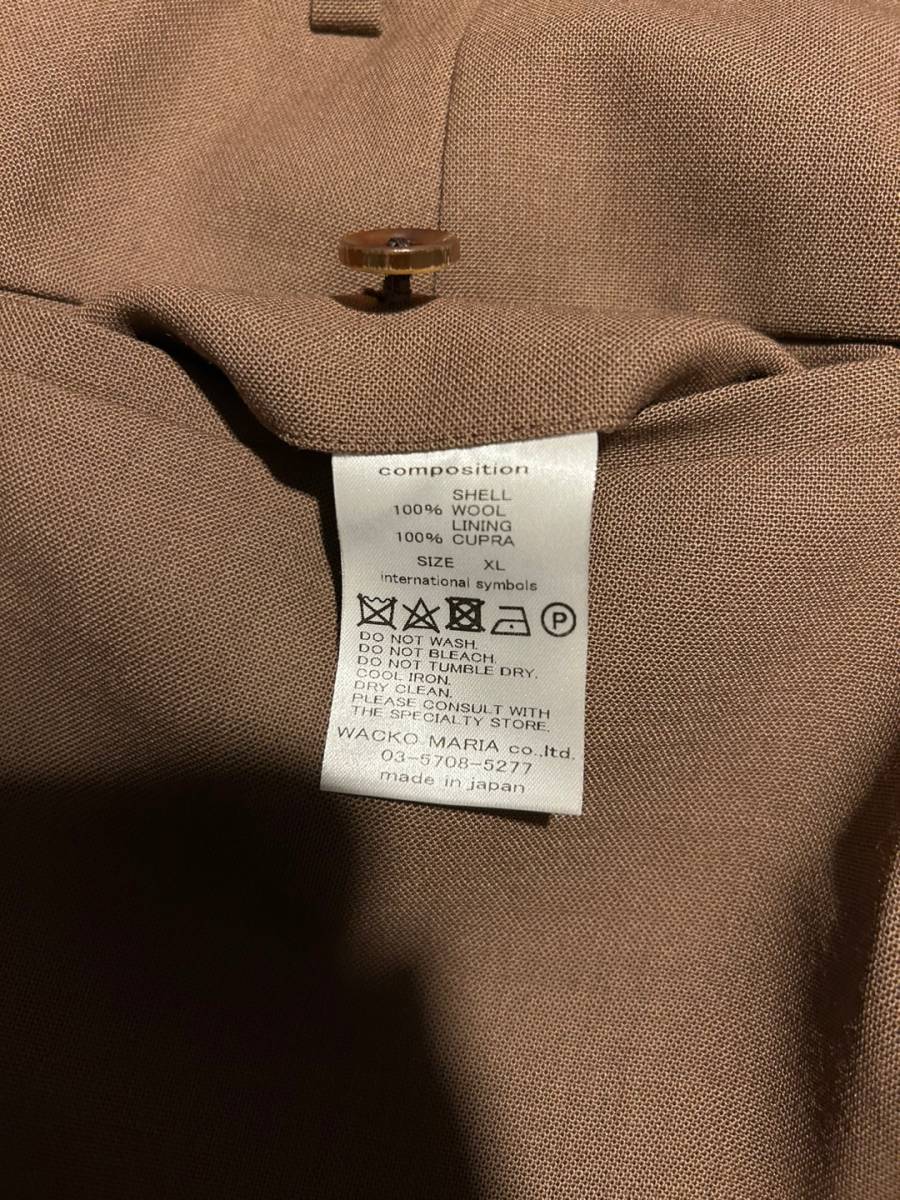 訳あり】 TYPE-1 TROUSERS PLECTED DORMEUIL MARIA WACKO / XL / 濃い