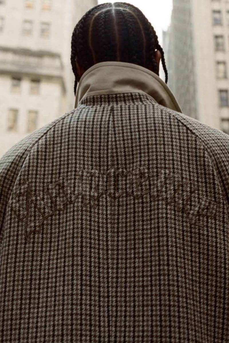 新品】Supreme 23fw Reversible Houndstooth Overcoat Tan S 新品】Supreme 23fw Reversible Houndstooth Overcoat Tan S
