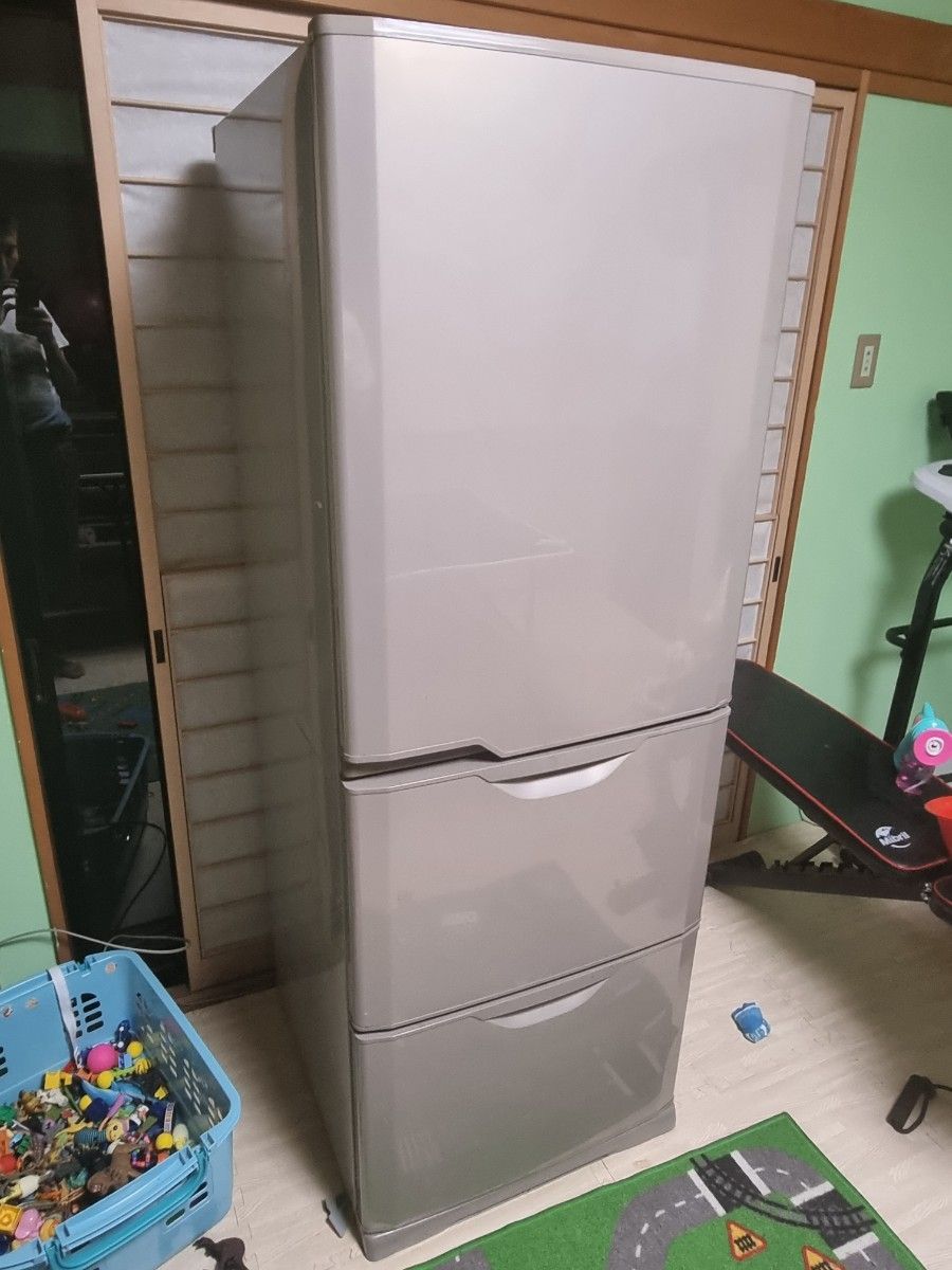 三菱ノンフロン冷凍冷蔵庫 2008年製 3ドア 331L 大型