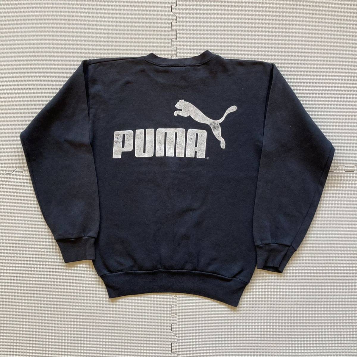 80s VINTAGE PUMA プーマ USA製 スウェット トレーナー M_画像2