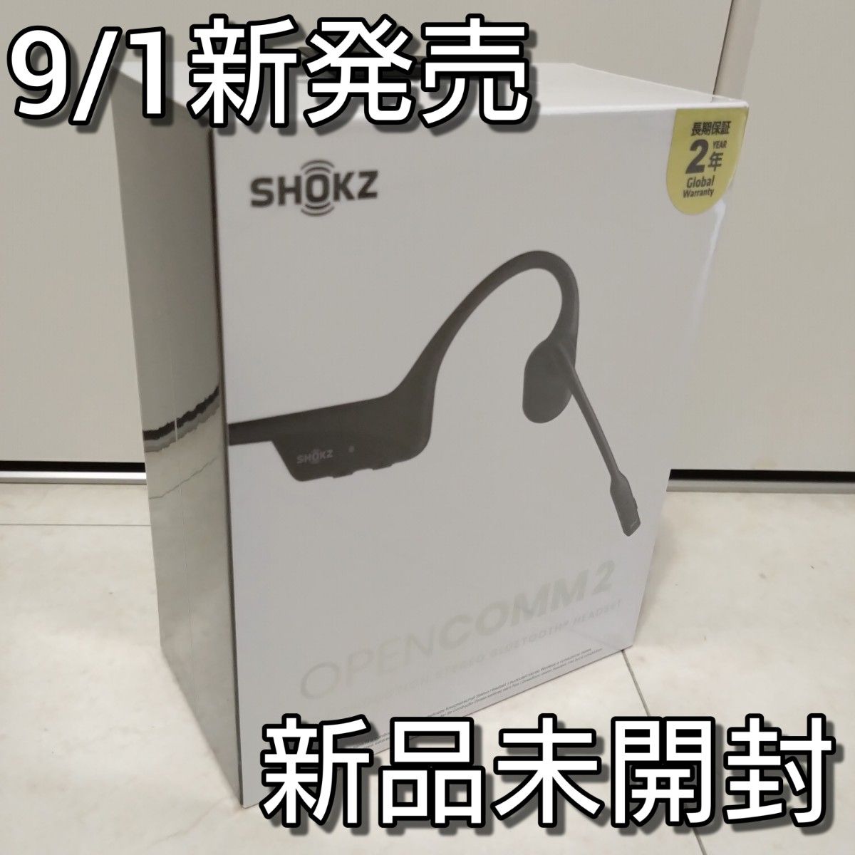 新品未開封】Shokz 骨伝導イヤホン OPENCOMM2 Bluetooth Yahoo!フリマ