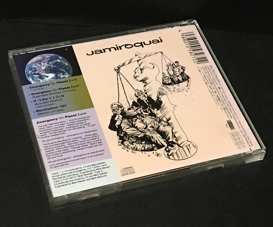 CD［ジャミロクワイ Jamiroquai／EMERGENCY ON PLANET EARTH］帯付◆国内盤 シングル_画像2