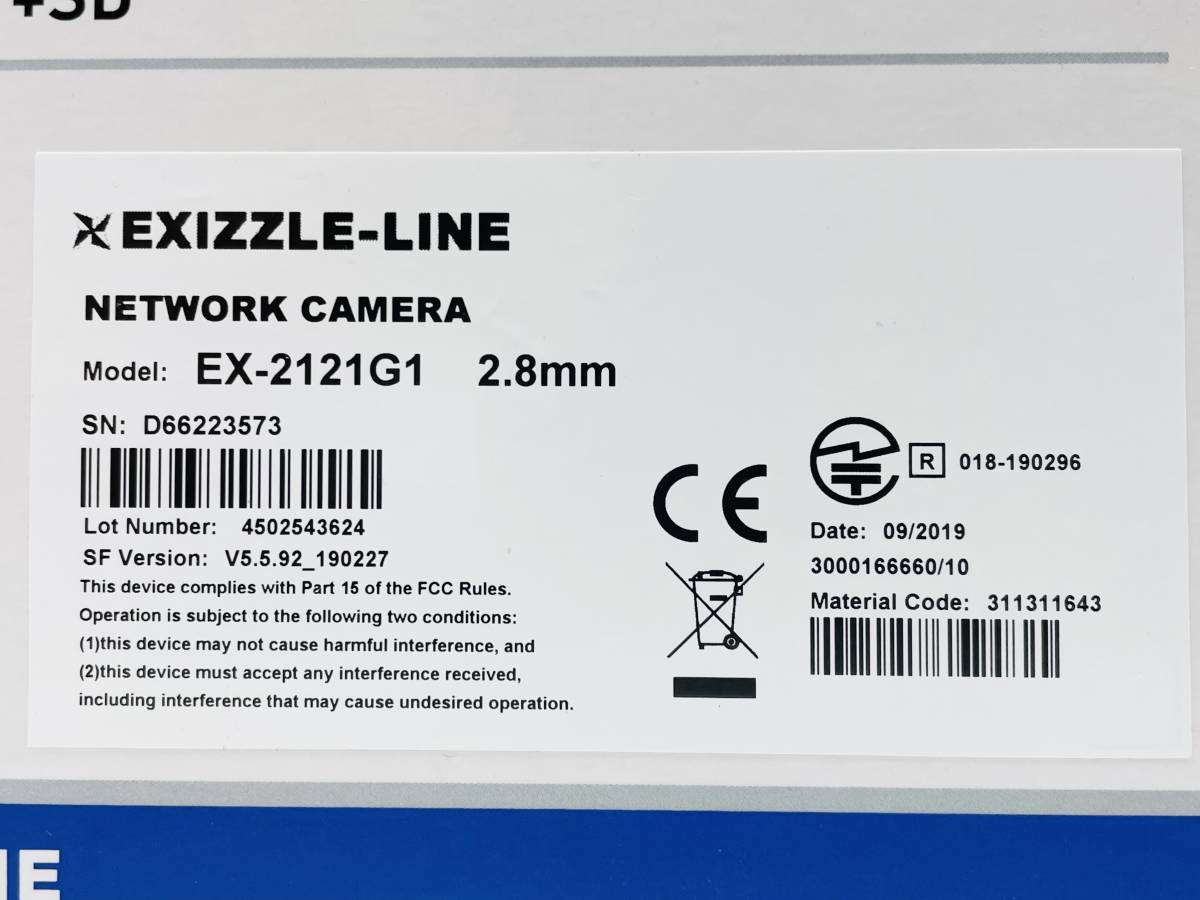 ★新品 送料込★即決 FARMING ガレレコ 2個セット EX-2121G1 +SD SDカード 128GB 付属 屋外用 ドーム型 防犯カメラ ガレージレコーダー 