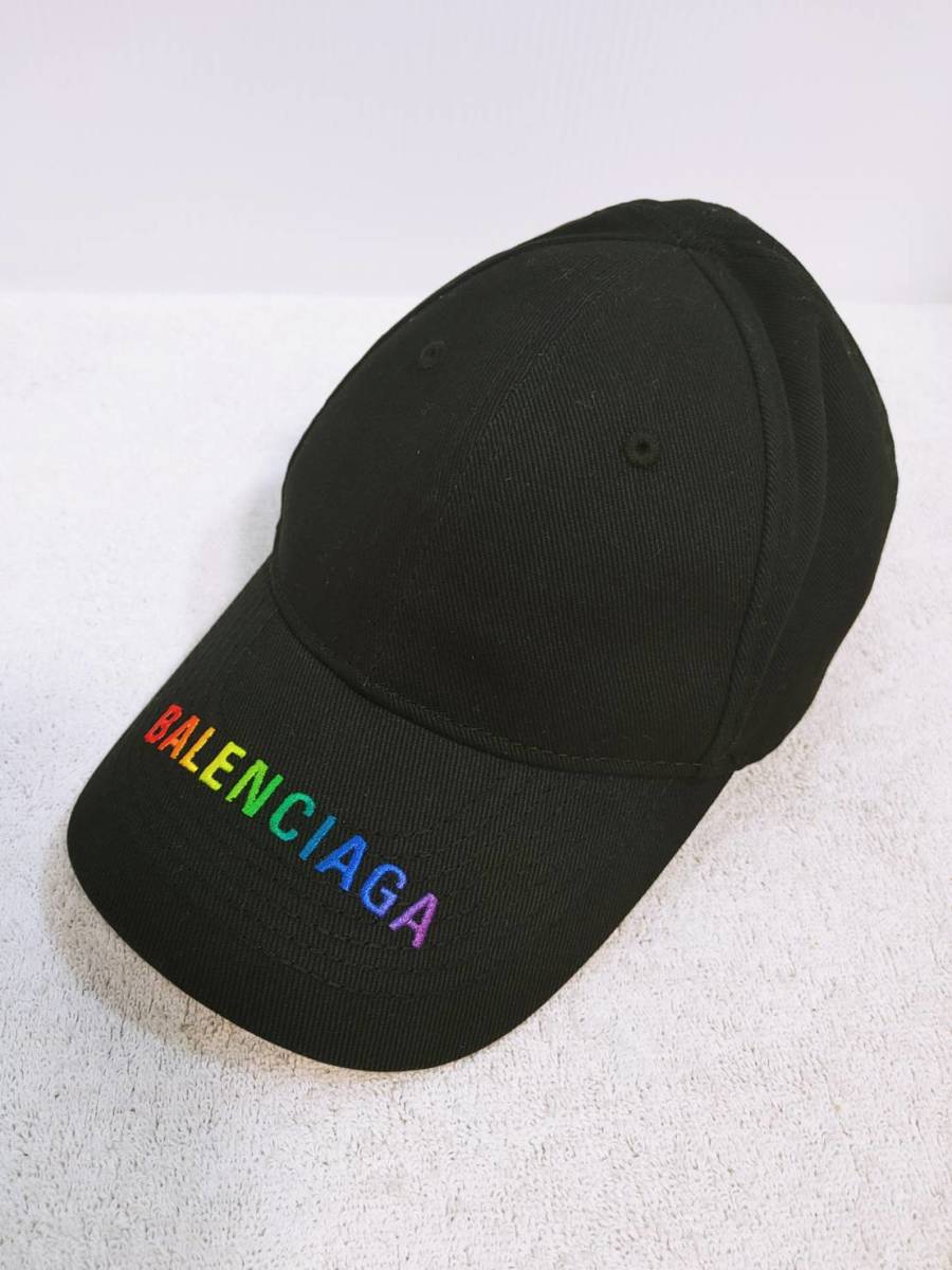 美品の方BALENCIAGA バレンシアガ キャップ-