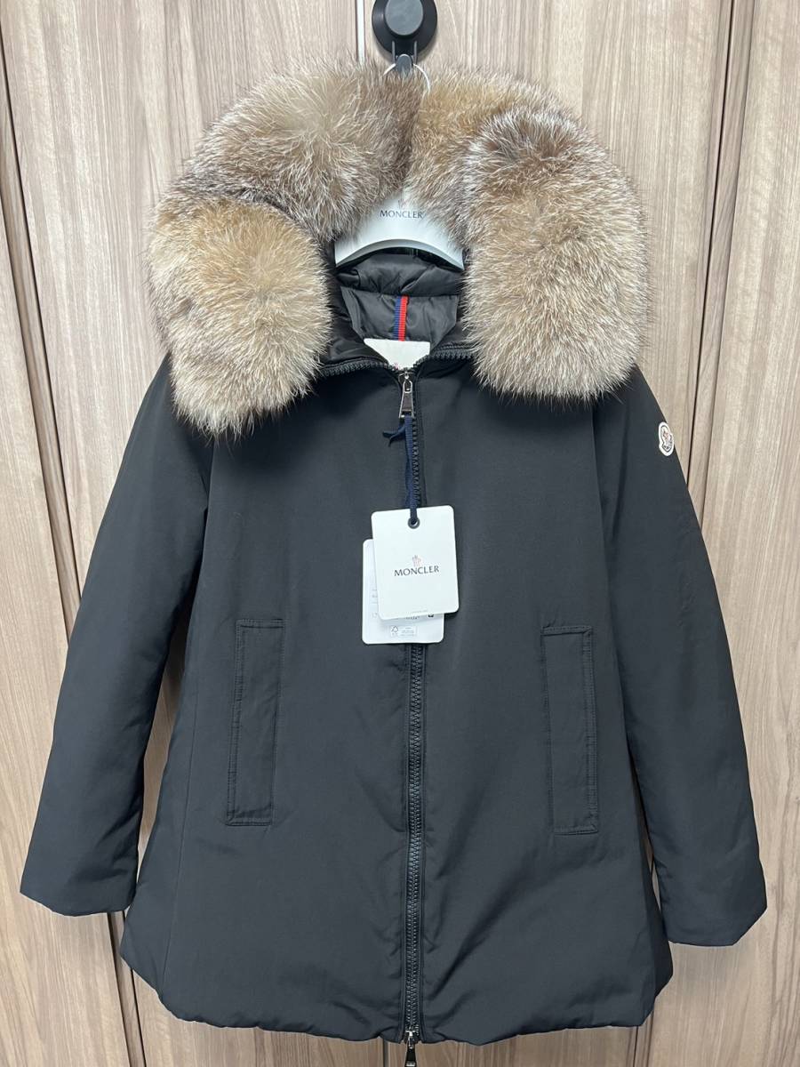 M~Lサイズ【未使用】MONCLER BLAVET ブラベット Fox fur TG1 ブラック M~Lサイズ【未使用】MONCLER BLAVET ブラベット Fox fur TG1 ブラック