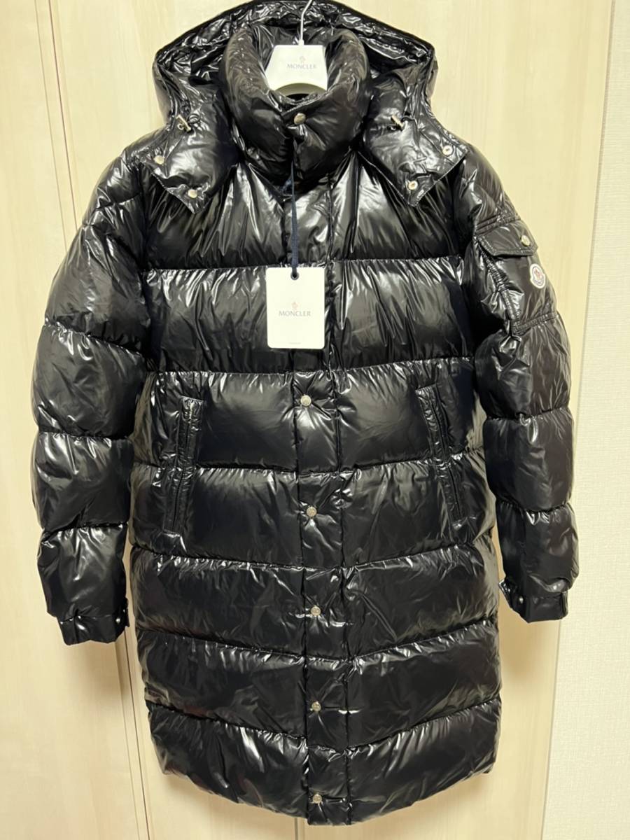 XLサイズ【未使用】MONCLER HANOVERIAN TG4　ブラック　黒色　正規品　◆定価35万円◆　ロングダウンジャケット