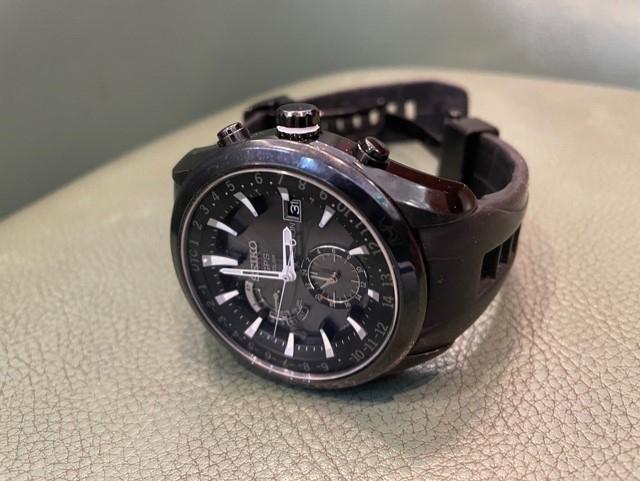 美品 SEIKO アストロン ASTORON SAST009 7X52-0AB0 黒 腕時計 セイコー-